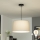 Brilagi - CERIA LED pendant light on cable 1xE27/40W/230V Ø 45 cm beige