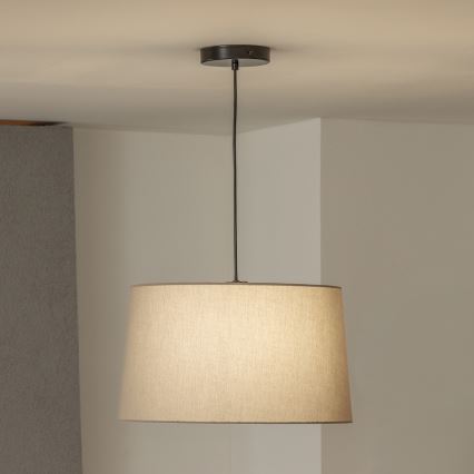 Brilagi - CERIA LED pendant light on cable 1xE27/40W/230V Ø 45 cm beige