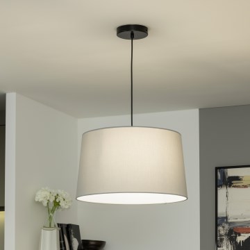 Brilagi - CERIA LED pendant light on cable, 1xE27/40W/230V, Ø 45 cm, gray