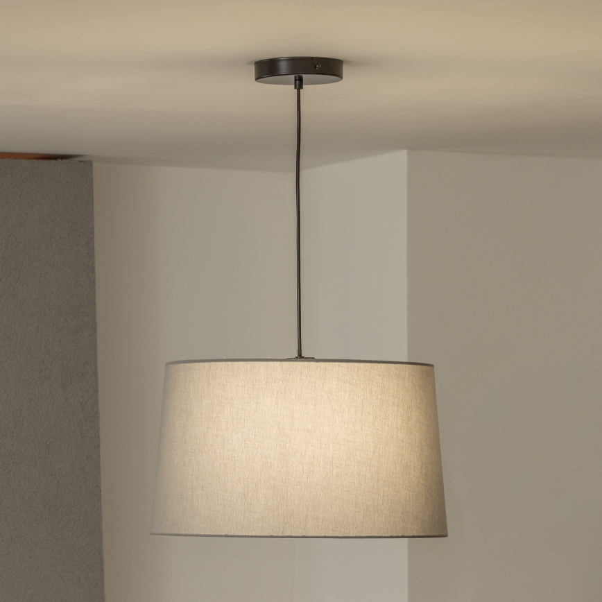 Brilagi - CERIA LED pendant light on cable, 1xE27/40W/230V, Ø 45 cm, gray