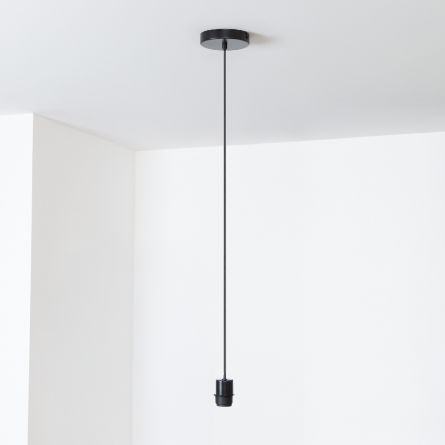 Brilagi - CERIA LED pendant light on cable, 1xE27/40W/230V, Ø 45 cm, gray