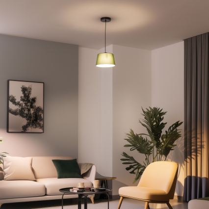 Brilagi - CERIA LED Pendant on Cable, 1x E27/40W/230V, Ø 25 cm, Green