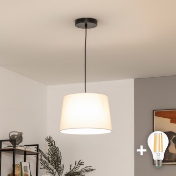 Brilagi - CERIA LED Pendant on Cable 1x E27/40W/230V Ø 30 cm Beige