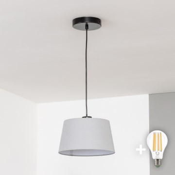 Brilagi - CERIA LED Pendant on Cable 1xE27/40W/230V Ø 25 cm Grey