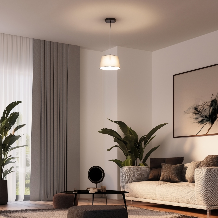 Brilagi - CERIA LED Pendant on Cable 1xE27/40W/230V Ø 25 cm Grey