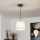 Brilagi - CERIA LED pendant on cable 1xE27/40W/230V Ø 30 cm grey