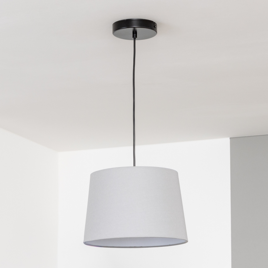 Brilagi - CERIA LED pendant on cable 1xE27/40W/230V Ø 30 cm grey