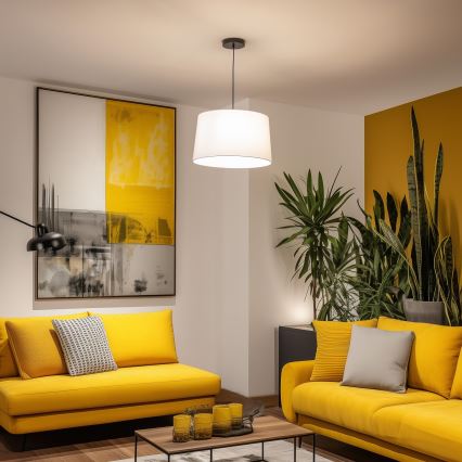 Brilagi - CERIA LED Pendant on Cable 1xE27/40W/230V Ø 45 cm, White