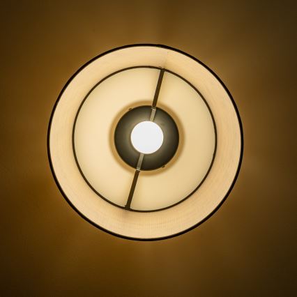 Brilagi - CERIA LED Semi-Flush Ceiling Light 1xE27/40W/230V Ø 35 cm Beige