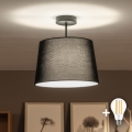 Brilagi - CERIA LED surface-mounted ceiling light, 1x E27/60W/230V, Ø 30 cm, black