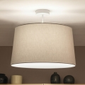 Brilagi - CERIA LED Surface-Mounted Ceiling Light 1x E27/60W/230V Ø 45 cm White/Grey