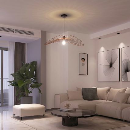 Brilagi - CERIA WIRE Cable-Suspended LED Chandelier 1xE27/40W/230V 60x80 cm Bronze