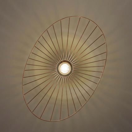 Brilagi - CERIA WIRE Cable-Suspended LED Chandelier 1xE27/40W/230V 60x80 cm Bronze