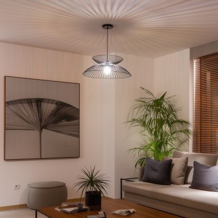 Brilagi - CERIA WIRE Cable-Suspended LED Pendant 1xE27/40W/230V Ø 60 cm, Black