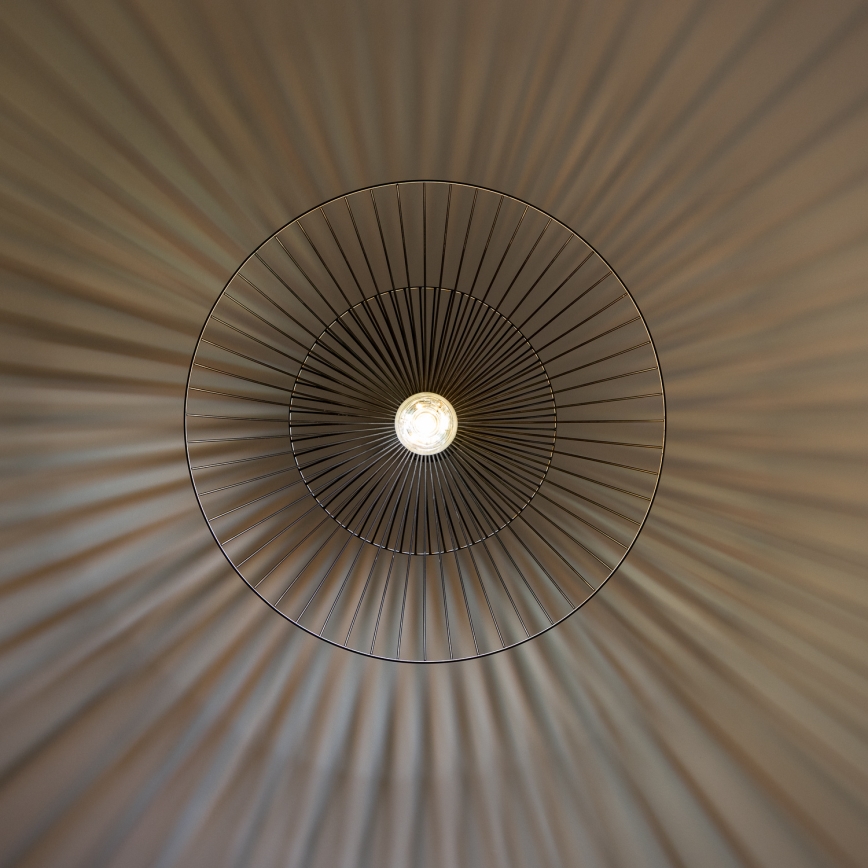 Brilagi - CERIA WIRE Cable-Suspended LED Pendant 1xE27/40W/230V Ø 60 cm, Black