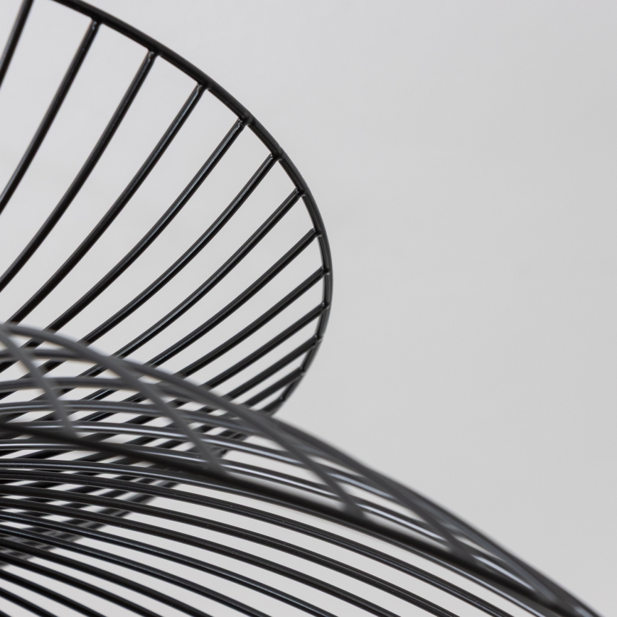 Brilagi - CERIA WIRE Cable-Suspended LED Pendant 1xE27/40W/230V Ø 60 cm, Black