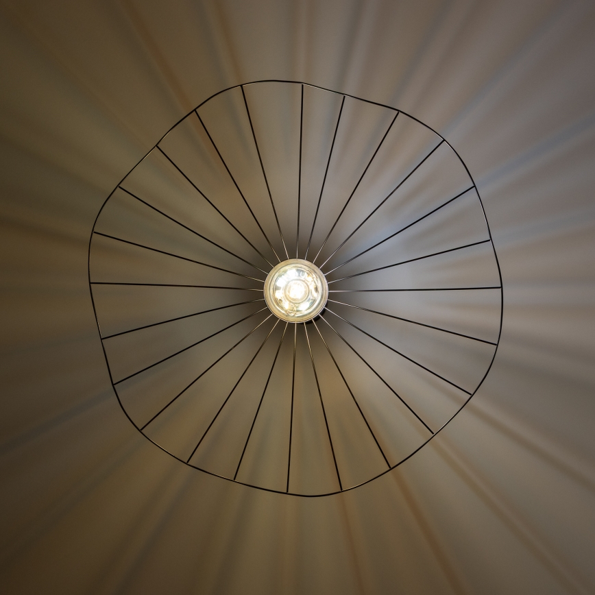 Brilagi - CERIA WIRE LED cable pendant 1xE27/40W/230V, Ø 80 cm, black