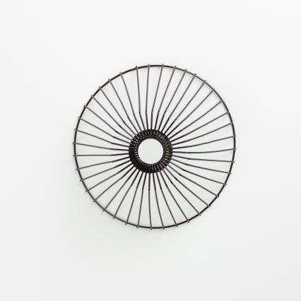 Brilagi - CERIA WIRE LED Flush‑Mount Ceiling Light 1xE27/40W/230V Ø 21 cm, Black