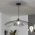Brilagi - CERIA WIRE LED pendant lamp on cable, 1xE27/40W/230V, Ø 80 cm, black