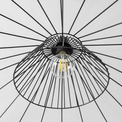 Brilagi - CERIA WIRE LED pendant lamp on cable, 1xE27/40W/230V, Ø 80 cm, black