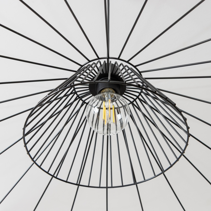 Brilagi - CERIA WIRE LED pendant lamp on cable, 1xE27/40W/230V, Ø 80 cm, black