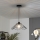 Brilagi - CERIA WIRE LED pendant light on cable 1xE27/40W/230V Ø 40 cm black