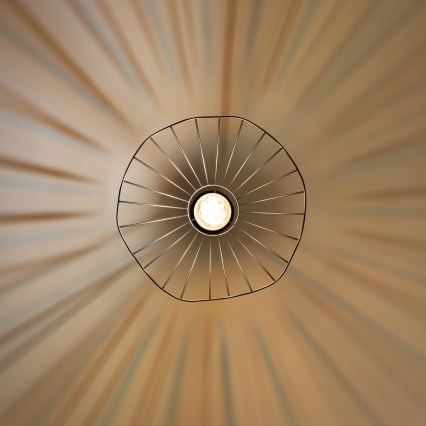 Brilagi - CERIA WIRE LED pendant light on cable 1xE27/40W/230V Ø 40 cm black