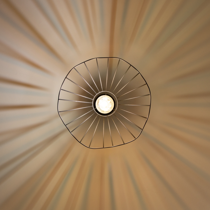 Brilagi - CERIA WIRE LED pendant light on cable 1xE27/40W/230V Ø 40 cm black