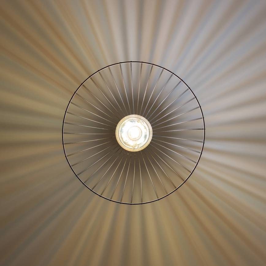 Brilagi - CERIA WIRE LED Pendant Light on Cable 1xE27/40W/230V Ø 45 cm Black