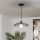 Brilagi - CERIA WIRE LED pendant light suspended on cable 1xE27/40W/230V Ø 38 cm black
