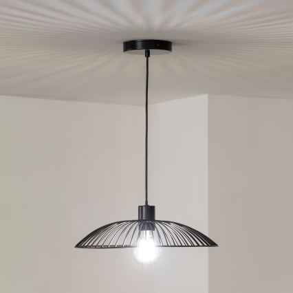 Brilagi - CERIA WIRE LED pendant light suspended on cable 1xE27/40W/230V Ø 38 cm black