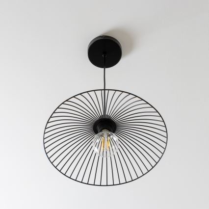 Brilagi - CERIA WIRE LED pendant light suspended on cable 1xE27/40W/230V Ø 38 cm black