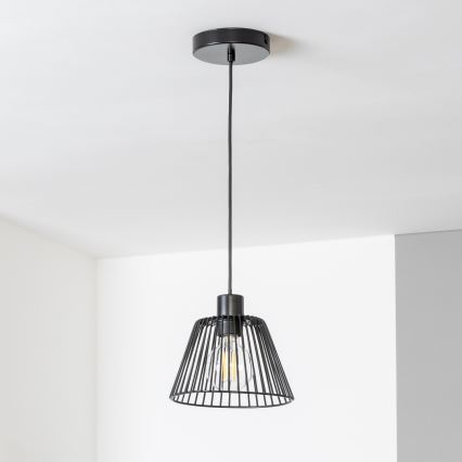 Brilagi - CERIA WIRE LED Pendant on Cable 1xE27/40W/230V Ø 21 cm Black