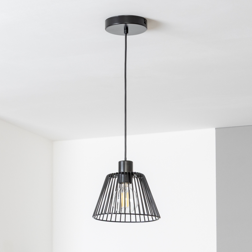 Brilagi - CERIA WIRE LED Pendant on Cable 1xE27/40W/230V Ø 21 cm Black