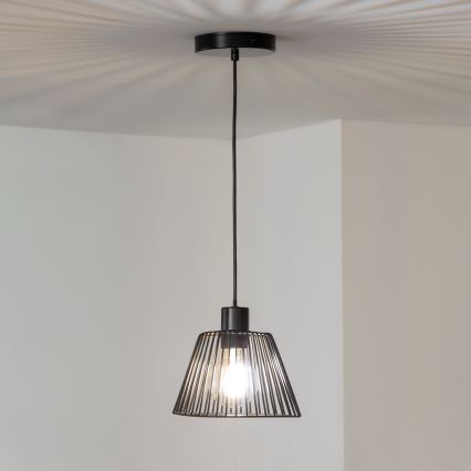 Brilagi - CERIA WIRE LED Pendant on Cable 1xE27/40W/230V Ø 21 cm Black