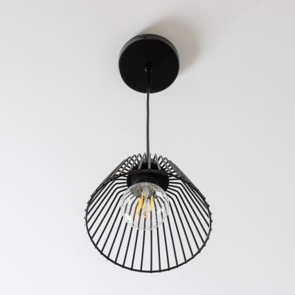 Brilagi - CERIA WIRE LED Pendant on Cable 1xE27/40W/230V Ø 21 cm Black