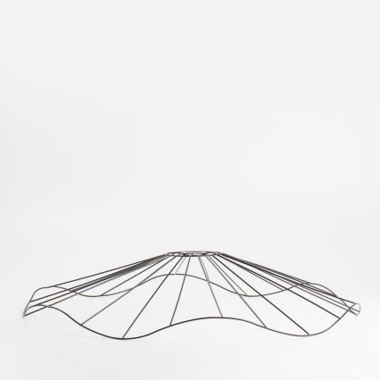 Brilagi - CERIA WIRE LED Surface-Mounted Chandelier 1xE27/40W/230V Ø 80 cm Black/Oak