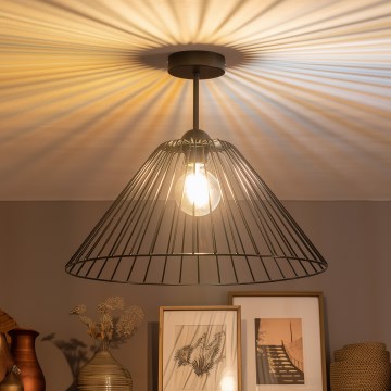 Brilagi - CERIA WIRE LED Surface-Mounted Chandelier 1xE27/60W/230V, Ø 45 cm, Black