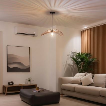 Brilagi - CERIA WIRE LED wire-suspended chandelier 1x E27/40W/230V 40x56 cm bronze