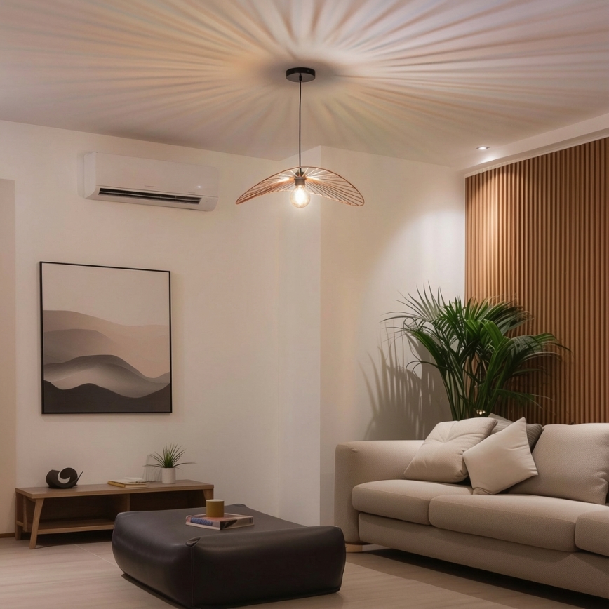 Brilagi - CERIA WIRE LED wire-suspended chandelier 1x E27/40W/230V 40x56 cm bronze