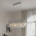 Brilagi - Chain chandelier ECLIPSE 10xE14/10W/230V 78x28 cm silver