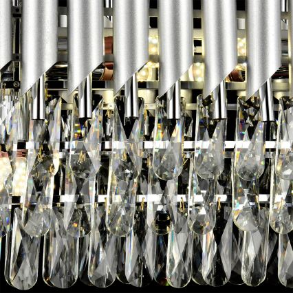 Brilagi - Chain chandelier ECLIPSE 10xE14/10W/230V 78x28 cm silver