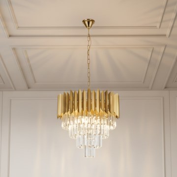 Brilagi - Chain-hung chandelier CRISTAL 5xE14/40W/230V diam. 43 cm
