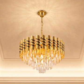 Brilagi - Chain-hung chandelier CRISTAL 5xE14/40W/230V Ø 38 cm