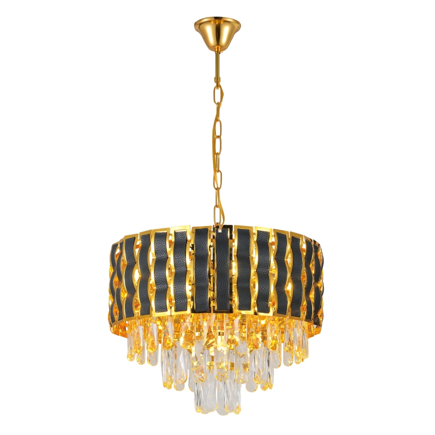 Brilagi - Chain-hung chandelier CRISTAL 5xE14/40W/230V, Ø 38 cm