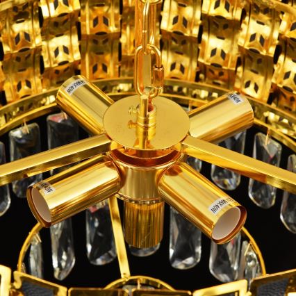 Brilagi - Chain-hung chandelier CRISTAL 5xE14/40W/230V, Ø 38 cm