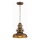 Brilagi - Chain-hung chandelier PYRONIC 1xE27/40W/230V Ø 32 cm Bronze/Patina