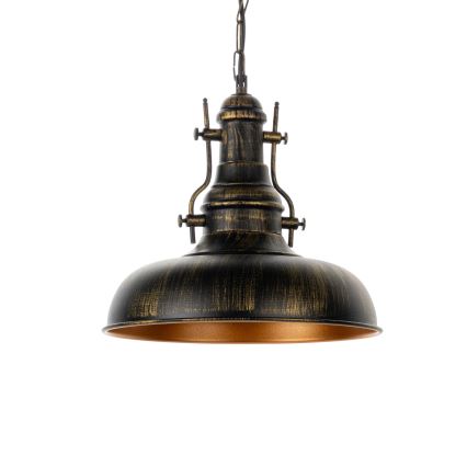 Brilagi - Chain-hung chandelier PYRONIC 1xE27/40W/230V Ø 32 cm Bronze/Patina