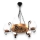 Brilagi - Chain-hung chandelier ROATA 5xE14/40W/230V, 50 cm diameter, beech