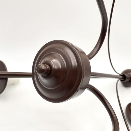 Brilagi - Chandelier on a chain COTTAGE 3xE14/40W/230V brown/white